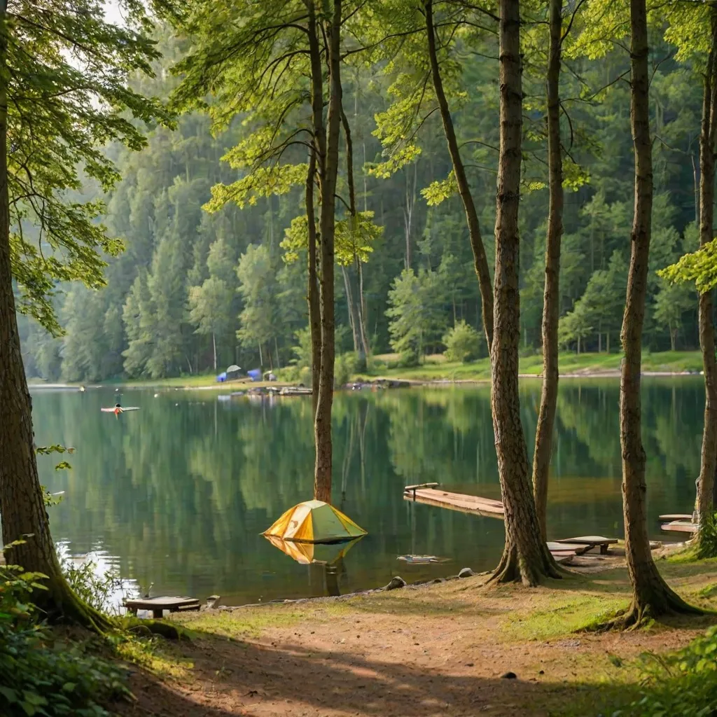 Gdzie pod namiot nad jezioro w Polsce? Najlepsze lokalizacje