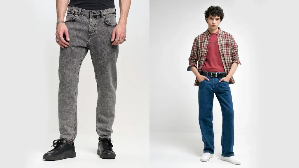 spodnie loose męskie